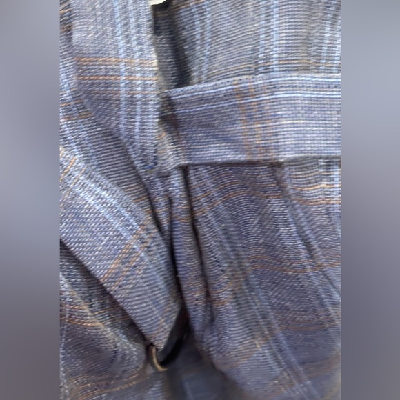 Eleventy Blue Plaid Trousers - Picture 3 of 5